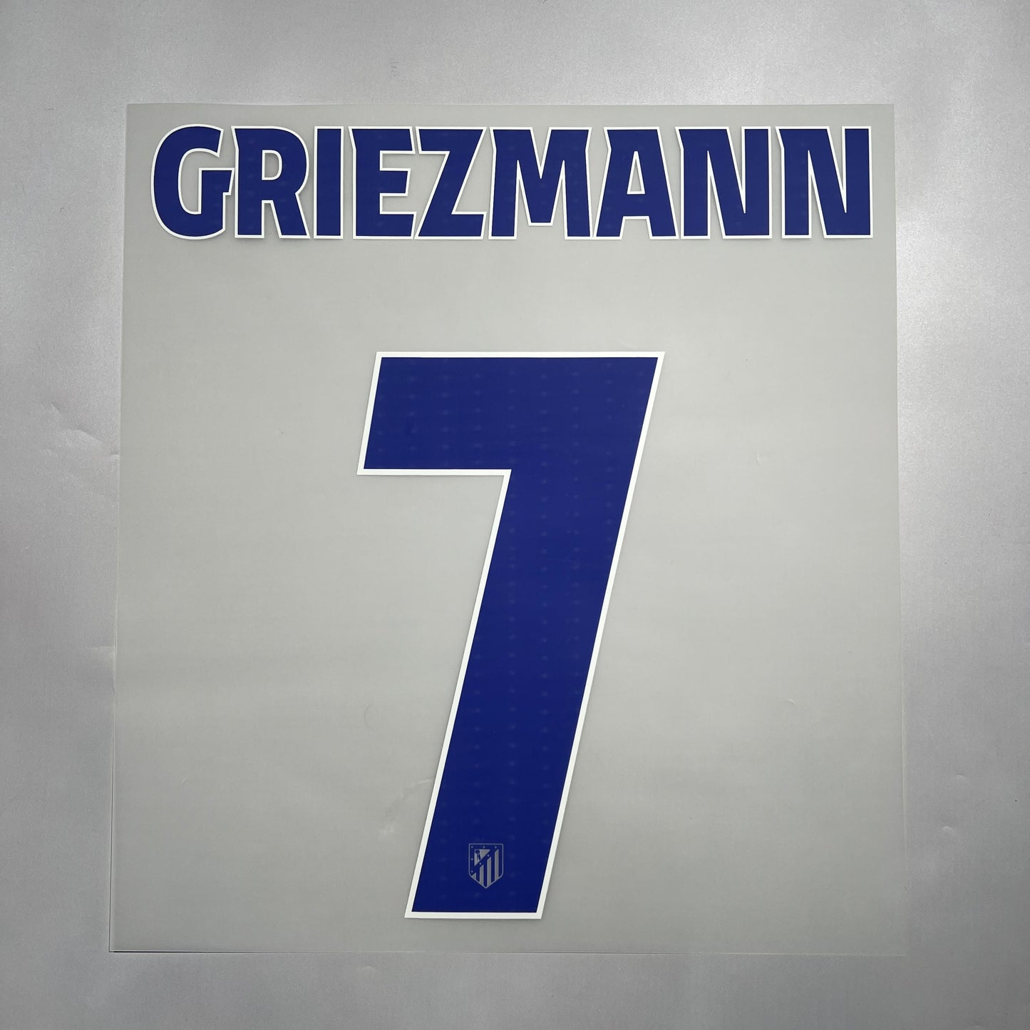 Official #7 Griezmann 25/26 Atletico Madrid 3rd Name & Number set Club Font