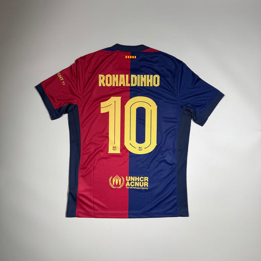 #10 Ronaldinho | 24-25 Barcelona Home