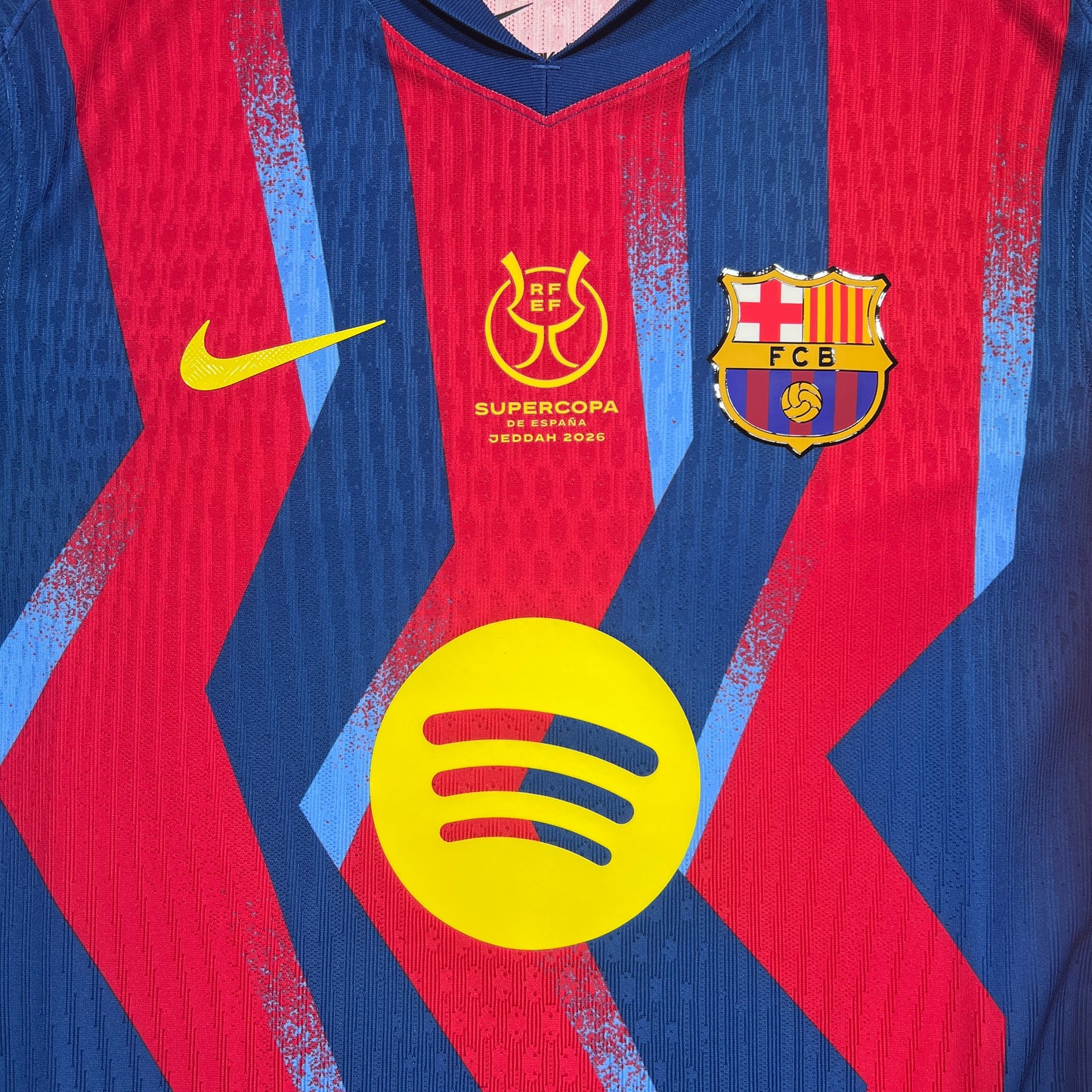 Official 25/26 FC Barcelona 4th Authentic Shirt Supercopa