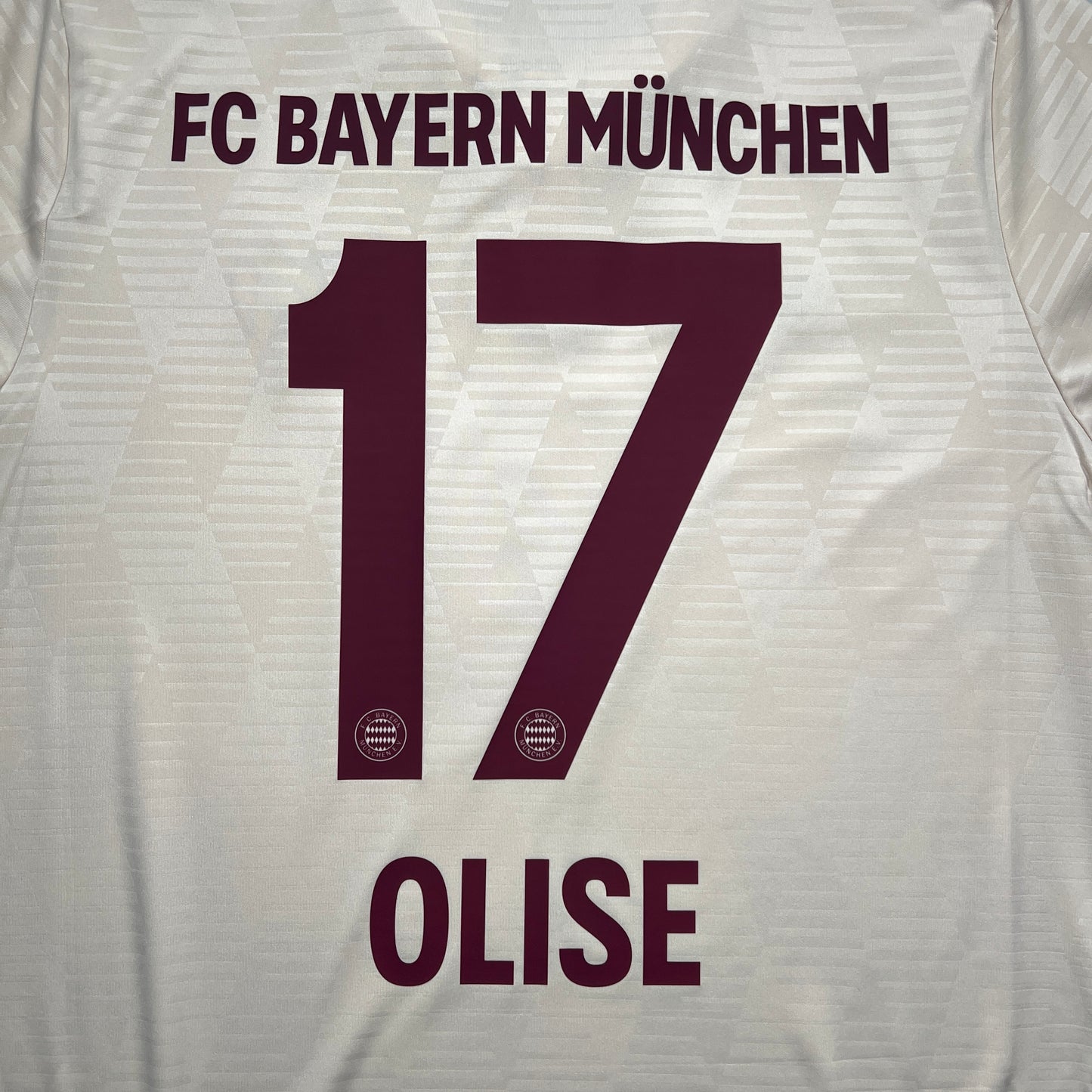 Official #17 Olise 24/25 Bayern Munich Home Stadium Shirt Size JP:XL