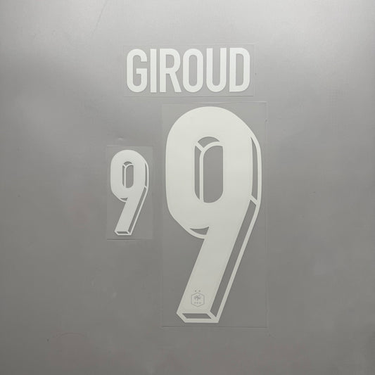 #9 Giroud 2024 France Home Name & Number set Official