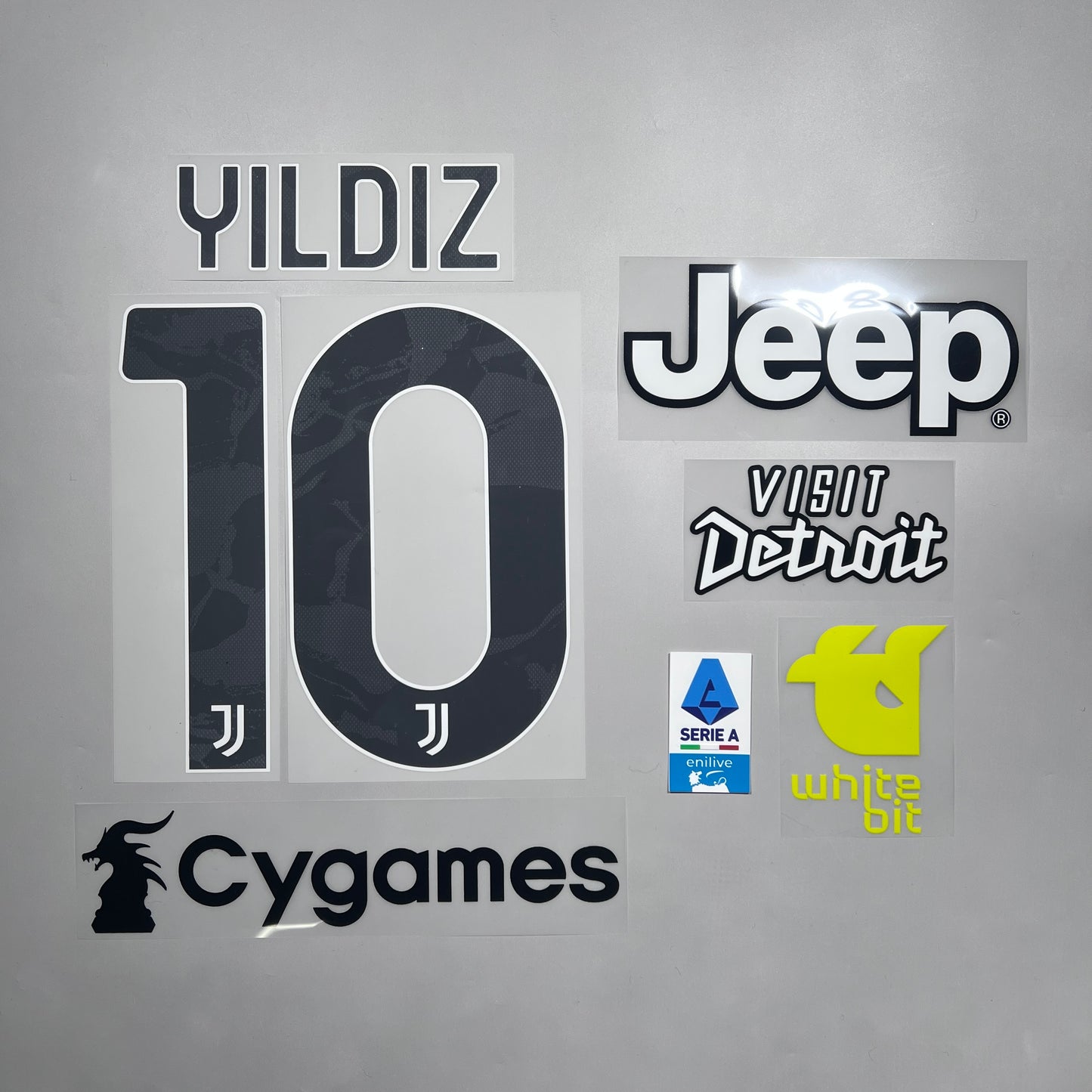 Official #10 Yildiz 25/26 Juventus Home Name and Number set