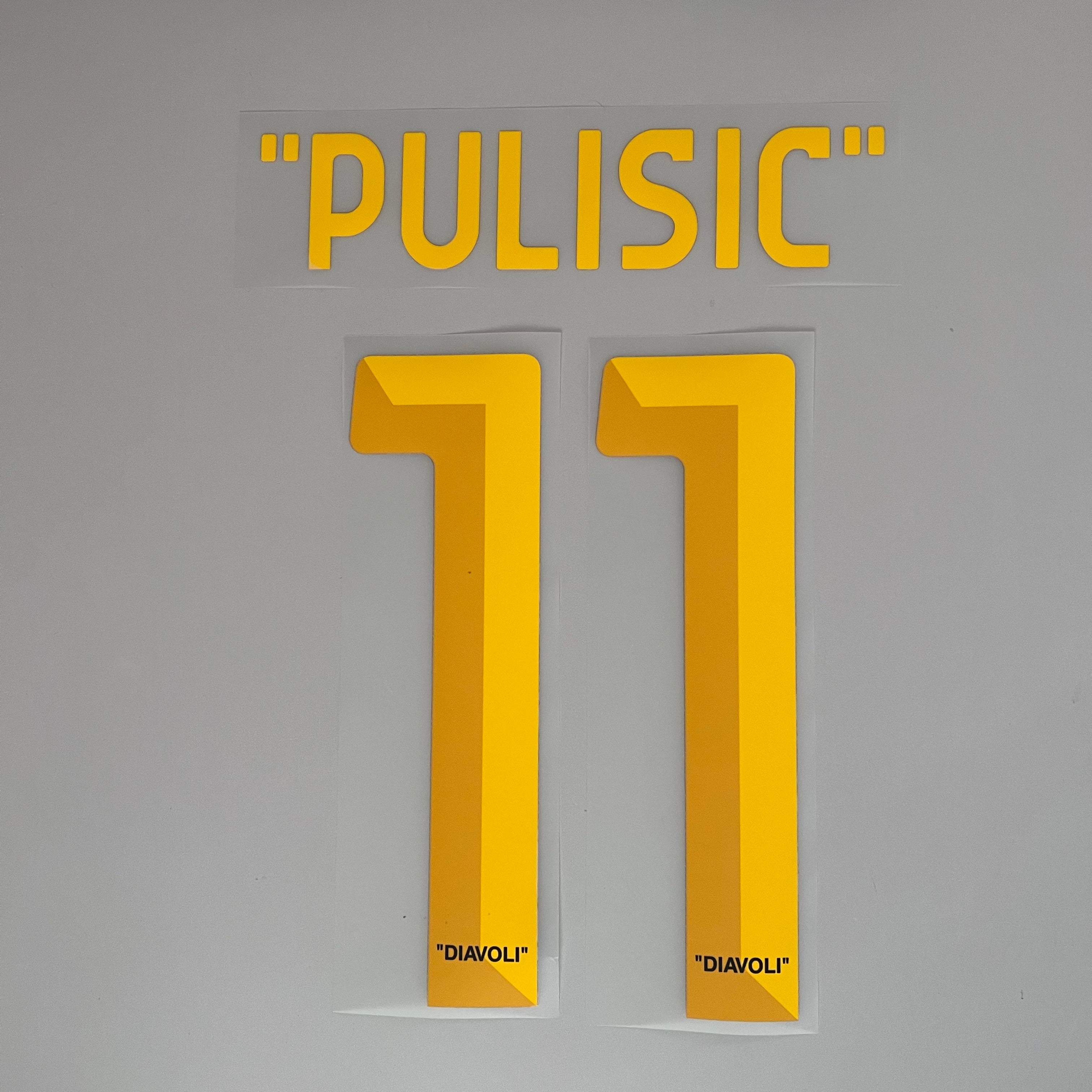24-25 AC Milan x Off white 4th Name & Number set – Kit of