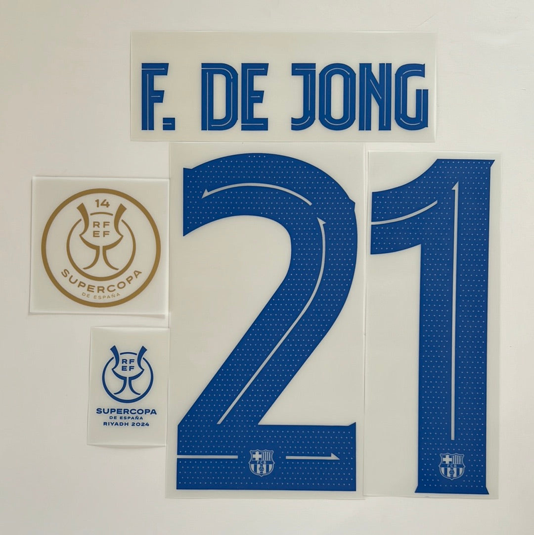 F. DE JONG | 23-24 Barcelona Away Supercopa Pack