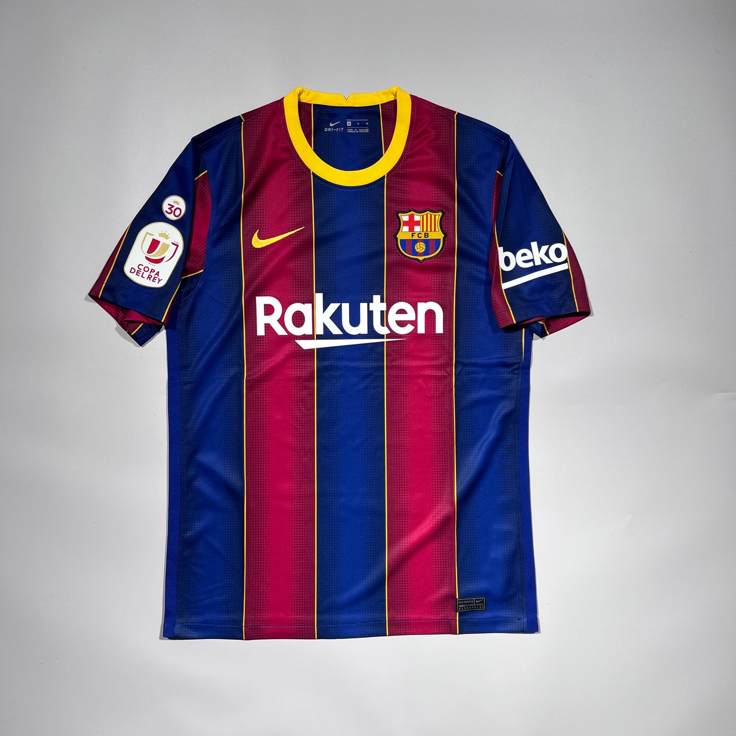 [Pre-Order] #21 F De Jong | 20-21 FC Barcelona Home studium shirts Copa Del Rey
