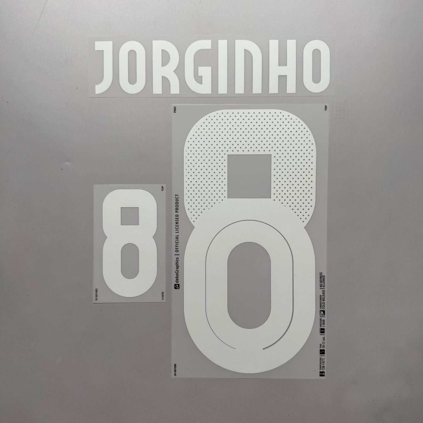#8 Jorginho 2024 Italy Home Name & Number set