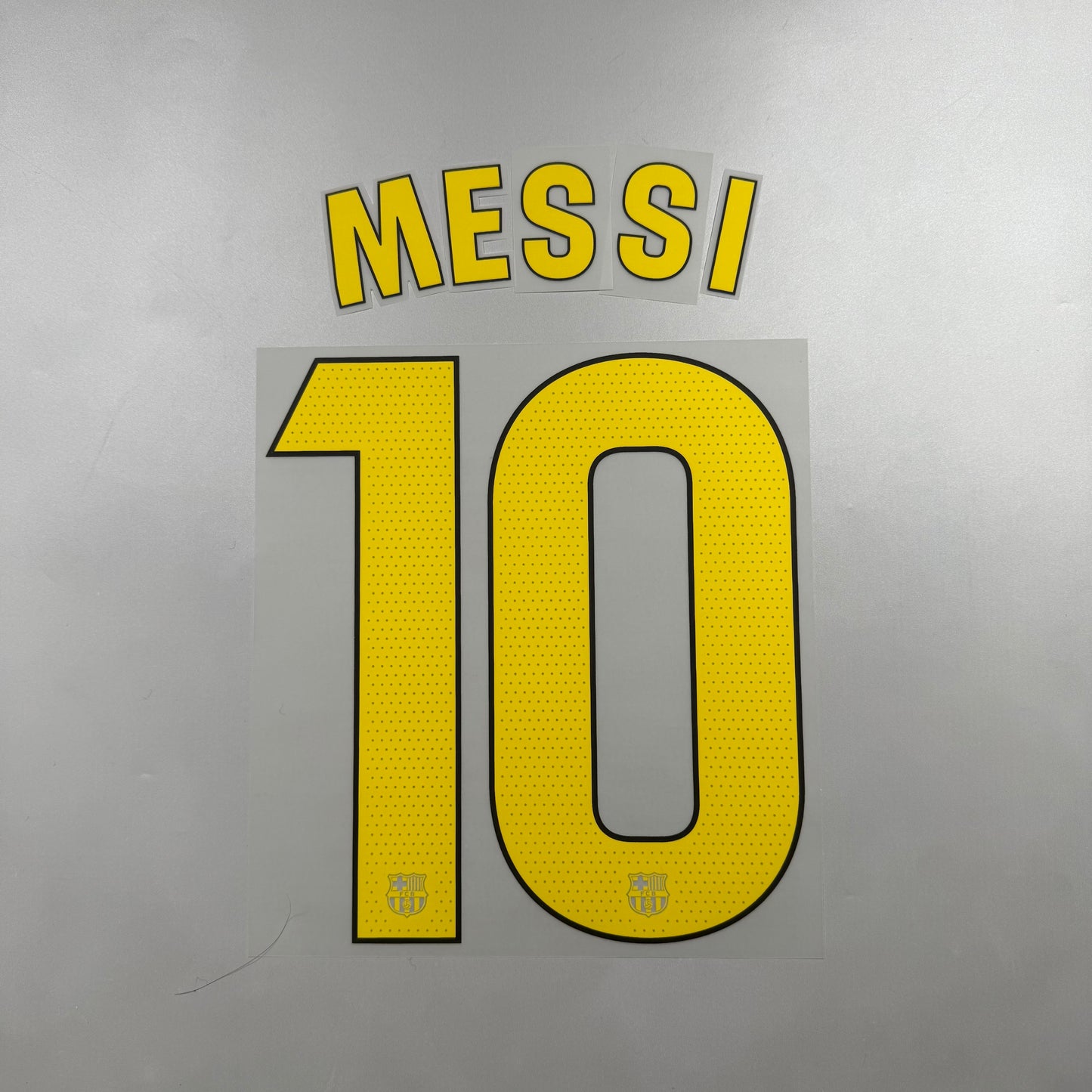 Official #10 Messi 25/26 FC Barcelona Home Name and Number set La Liga