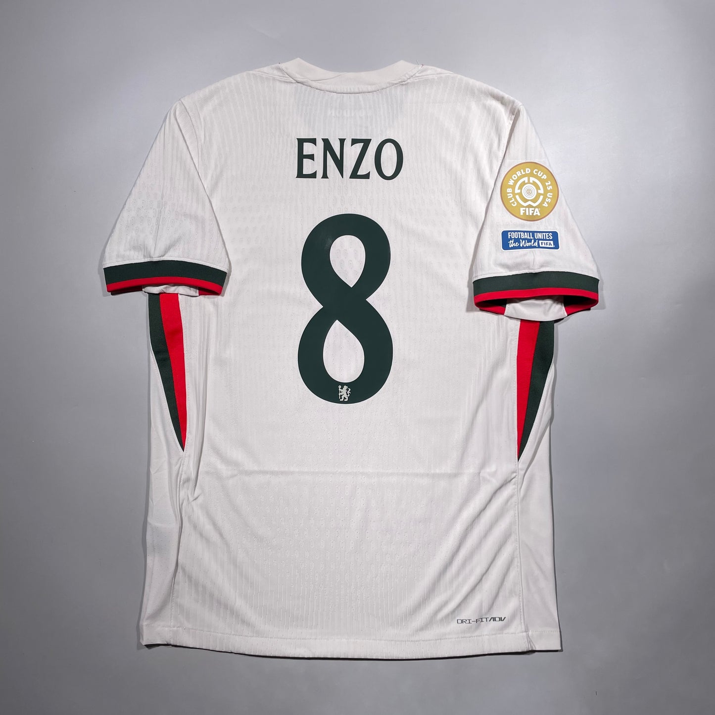 Official #8 Enzo 25/26 Chelsea Away Authentic Shirt FIFA Club World Cup 25 USA Official Player Patch