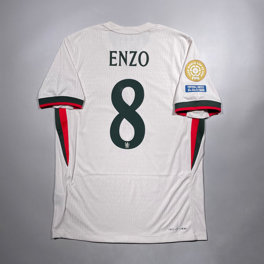 Official #8 Enzo 25/26 Chelsea Away Authentic Shirt FIFA Club World Cup 25 USA Official Player Patch
