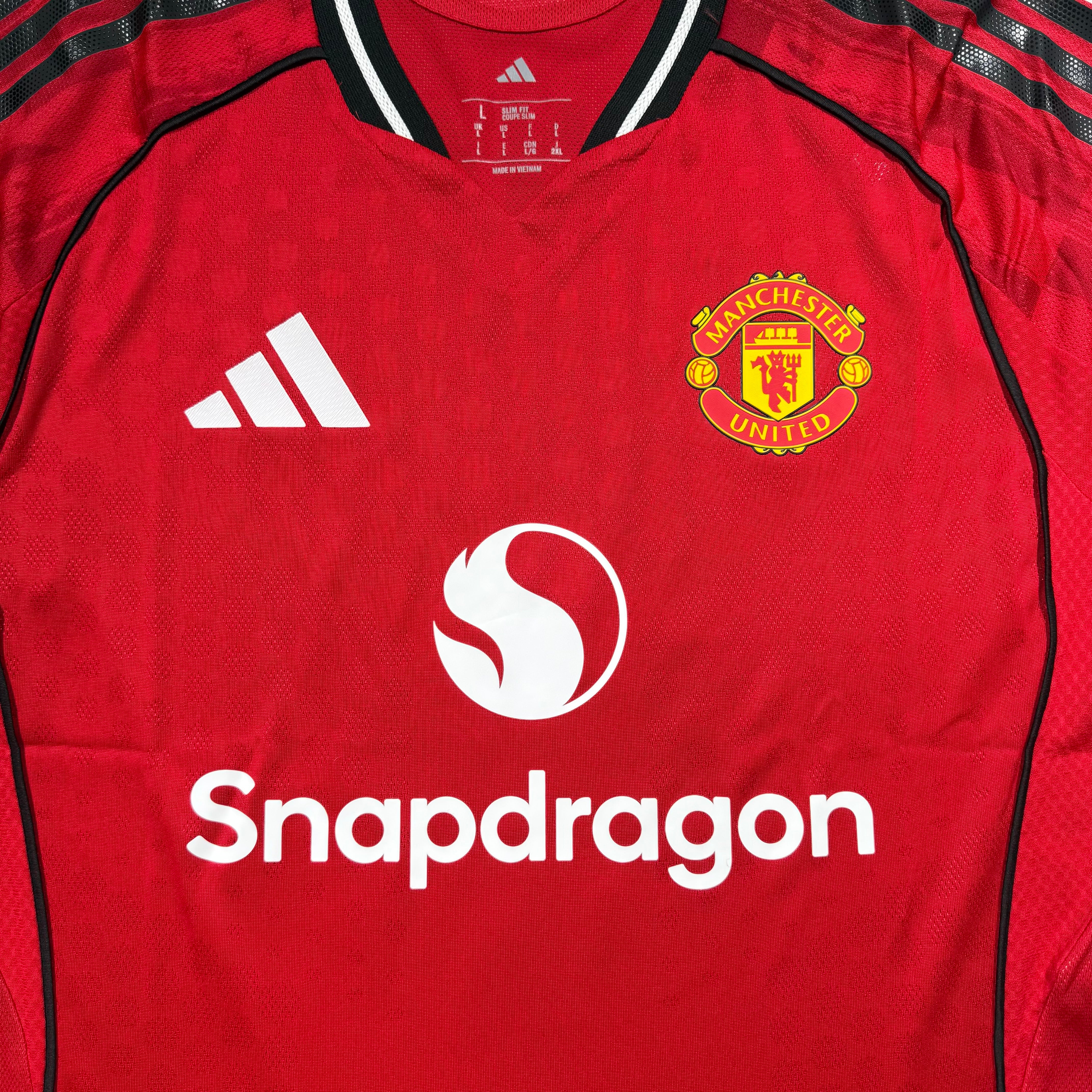 Official #8 B. Fernandes 25/26 Manchester United Home Authentic