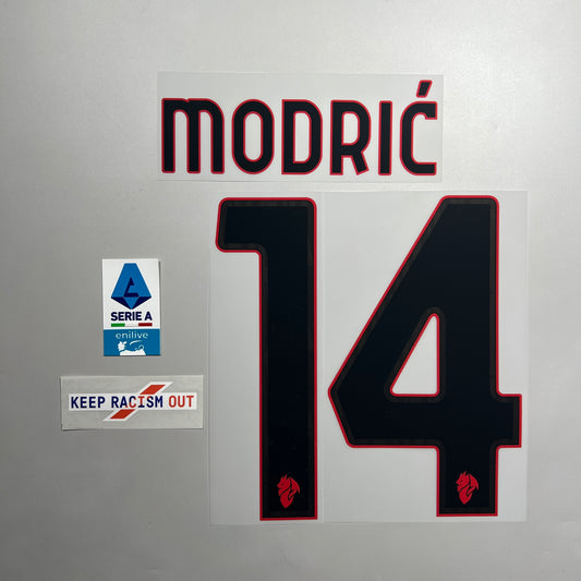 Official #14 Modric 25/26 AC Milan 4th SerieA Full Pack