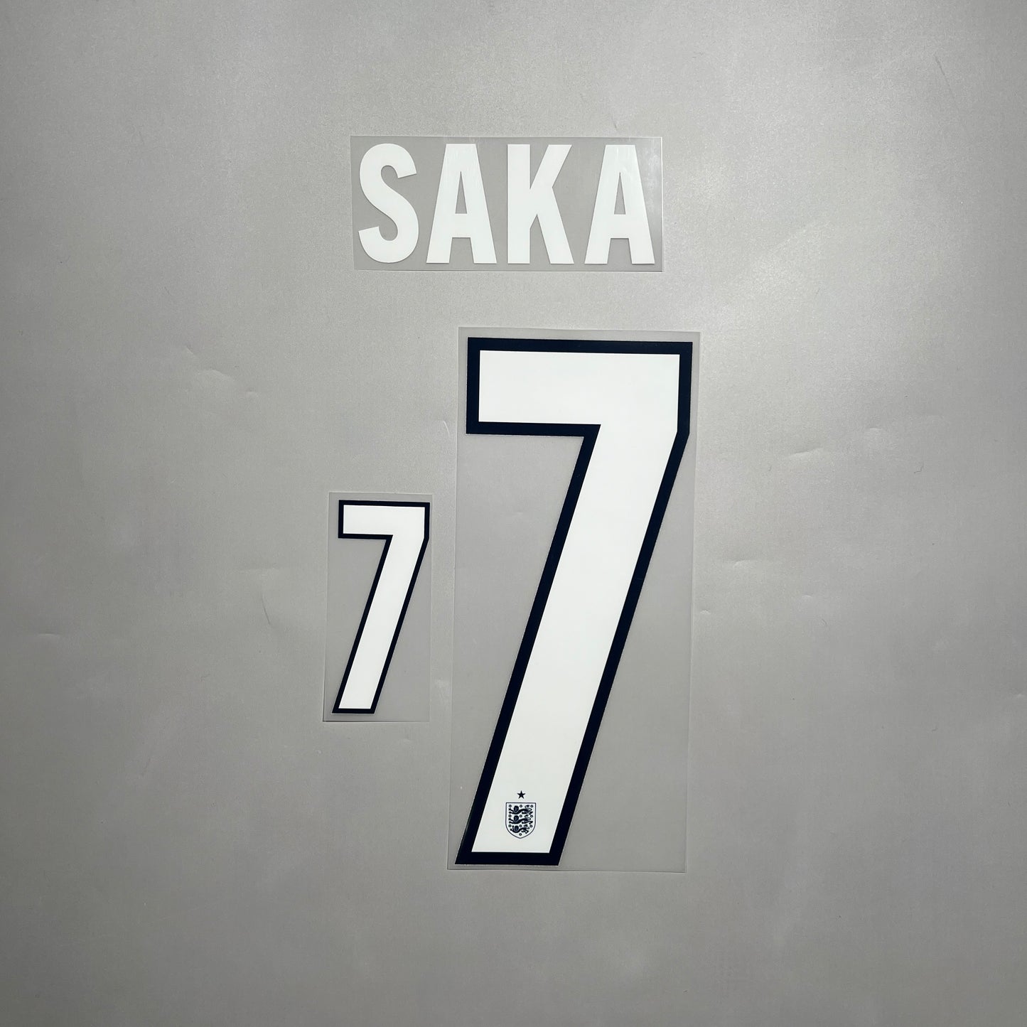 Official #7 Saka 2026 England Away Name & Number set
