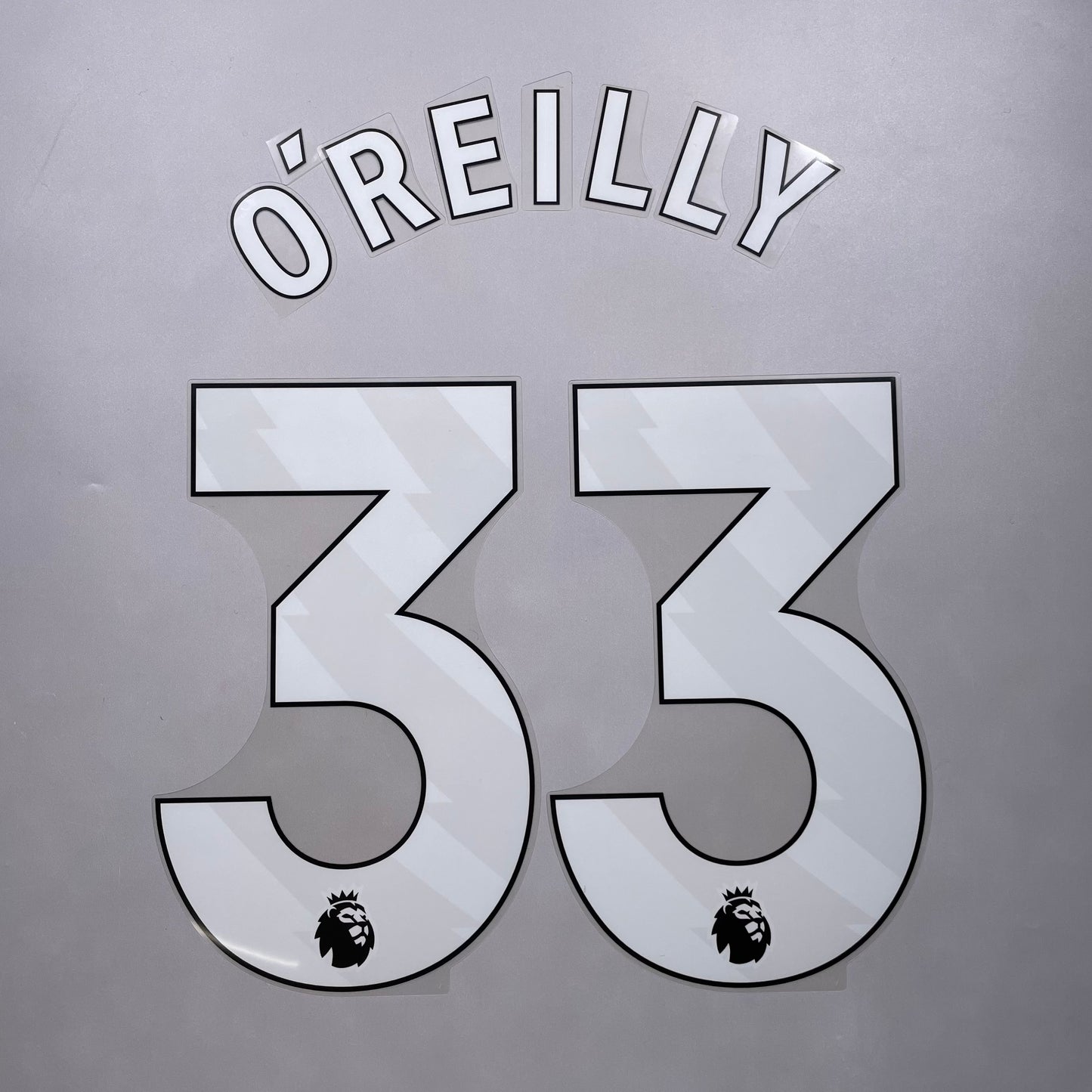 Official 25/26 Manchester City Away English Premier League Name & Number set