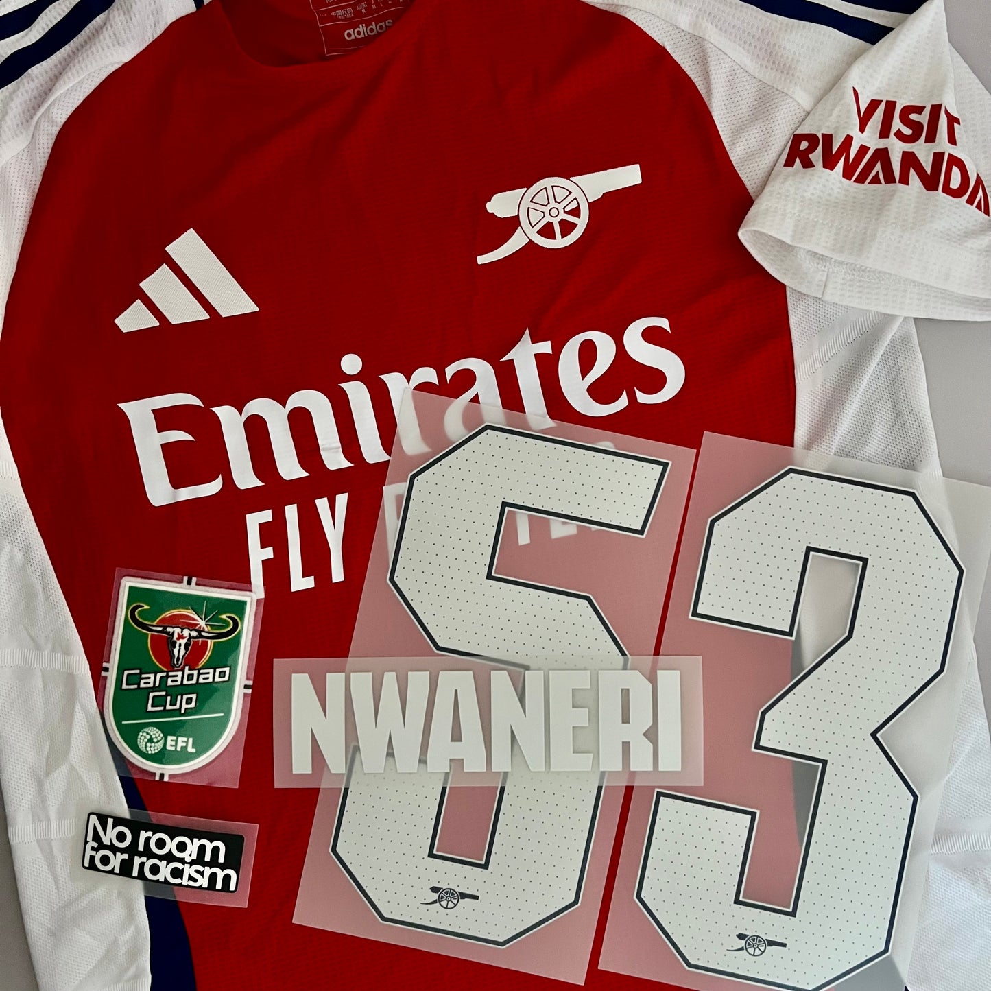 [LIMITED] #53 Nwaneri | 24-25 Arsenal Home Authentic shirs