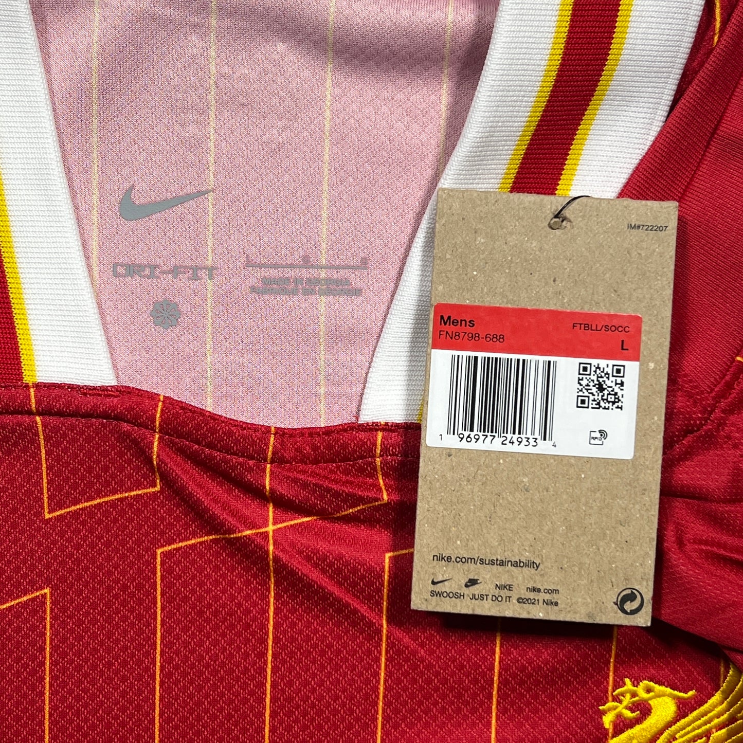 Official #11 M.Salah 24/25 Liverpool Home Stadium Shirt UCL