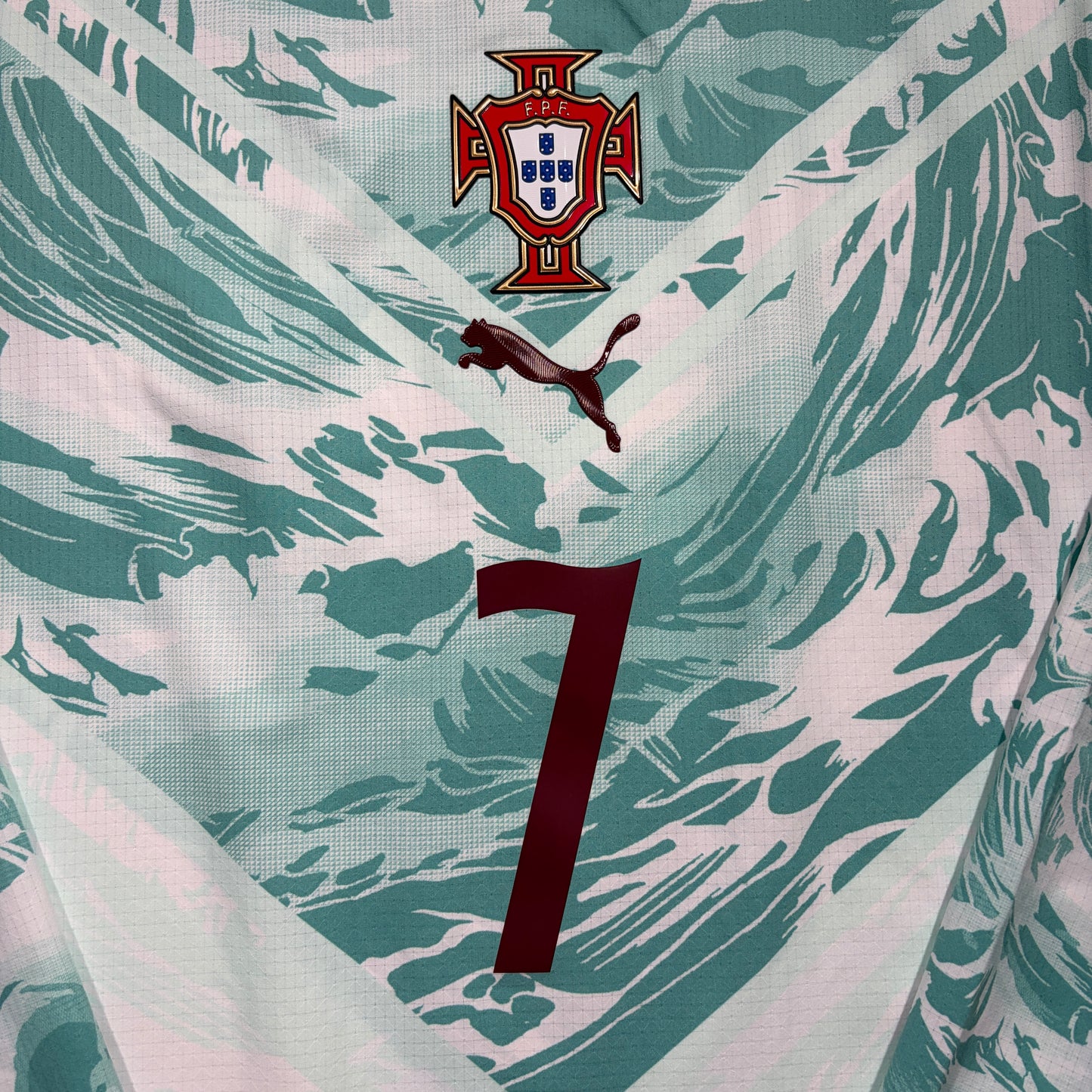 Official #7 Ronaldo 2026 Portugal Away Authentic Shirt Long Sleeve