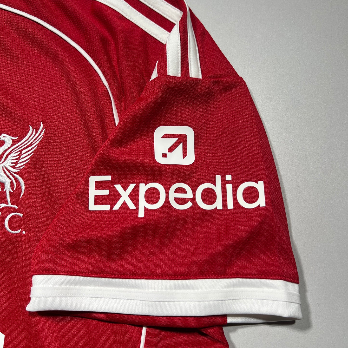 Official #4 Virgil 25/26 Liverpool Home Stadium Shirt UCL Size L (JP:2XL)