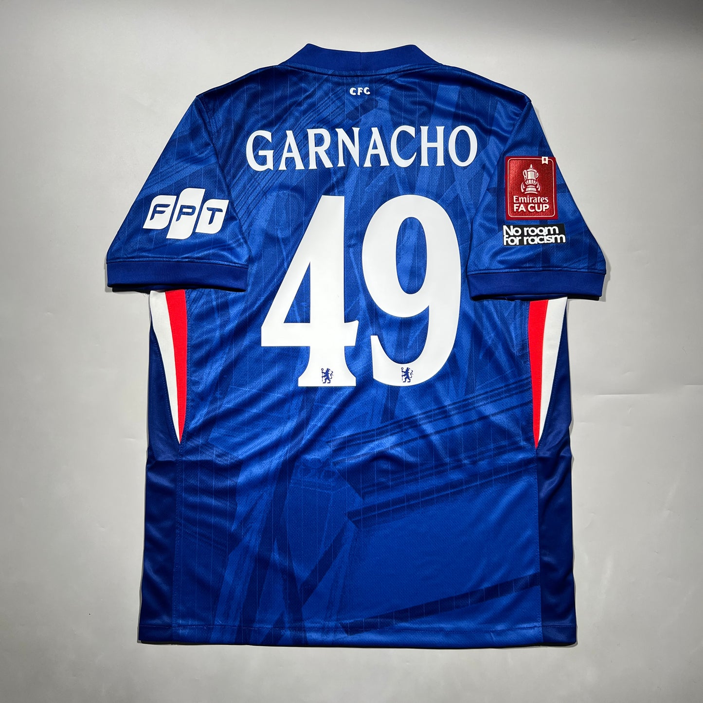 Official #49 Garnacho 25/26 Chelsea Stadium Shirt Fa Cup Size L