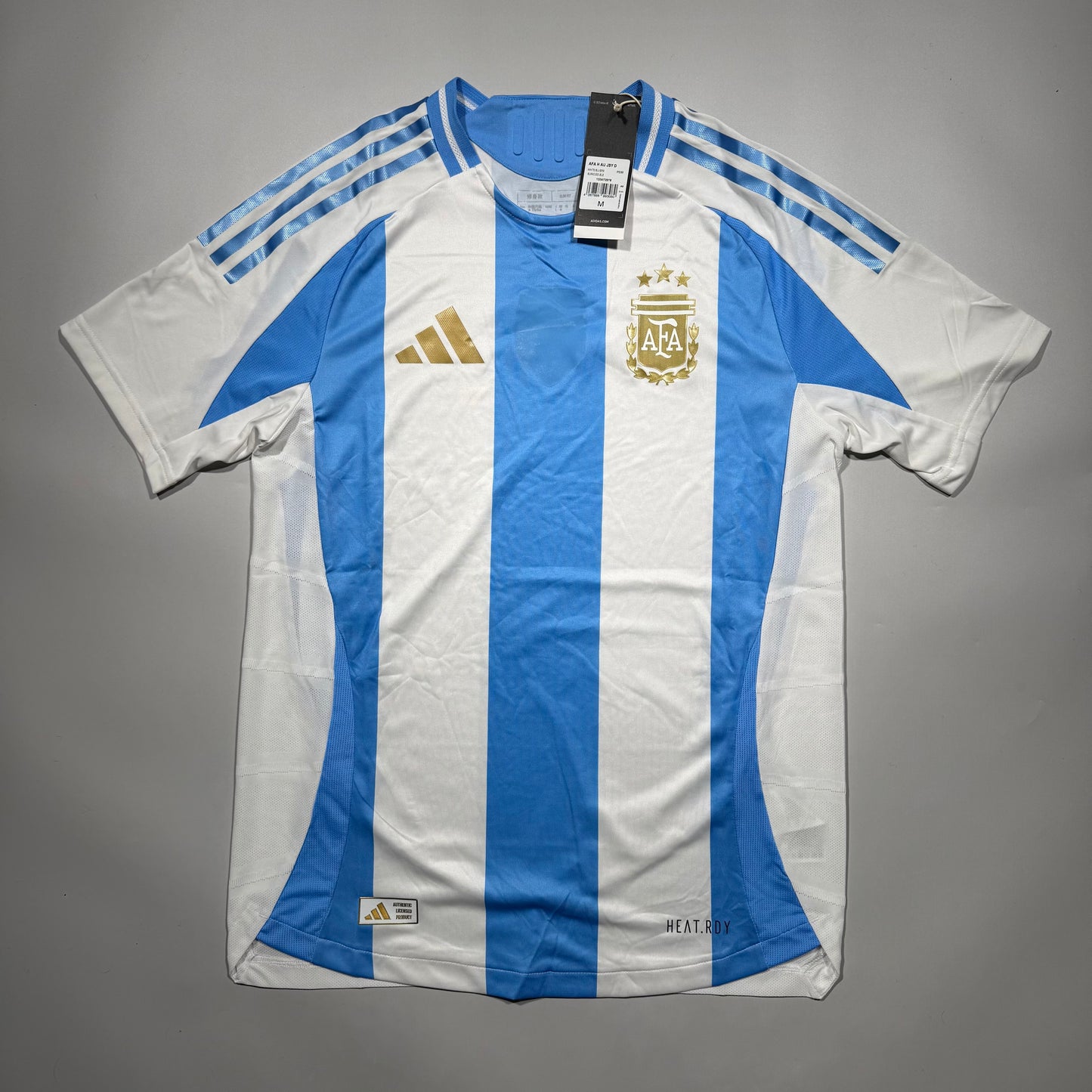 #10 Messi 2024 Argentina Home Authentic Copa America USA FINAL Official