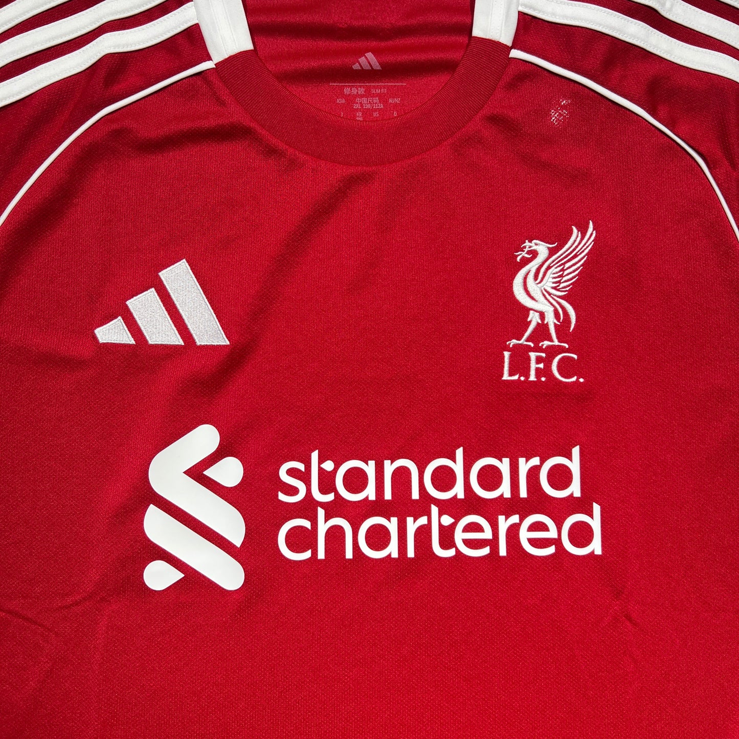 Official #8 Szoboszlai 25/26 Liverpool Home Stadium Shirt FA Cup Size L/XL(JP:3XL)