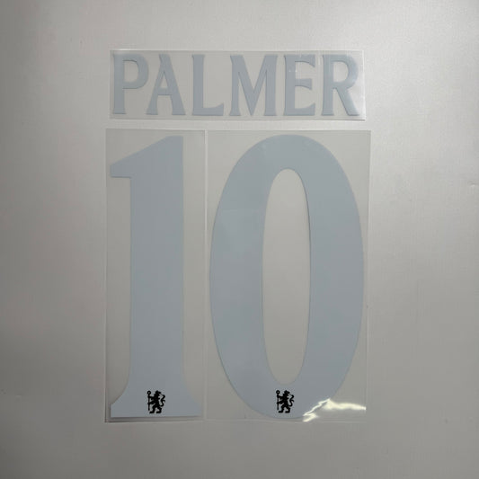 #10 Palmer 25/26 Chelsea 3rd Name & Number set Club Font