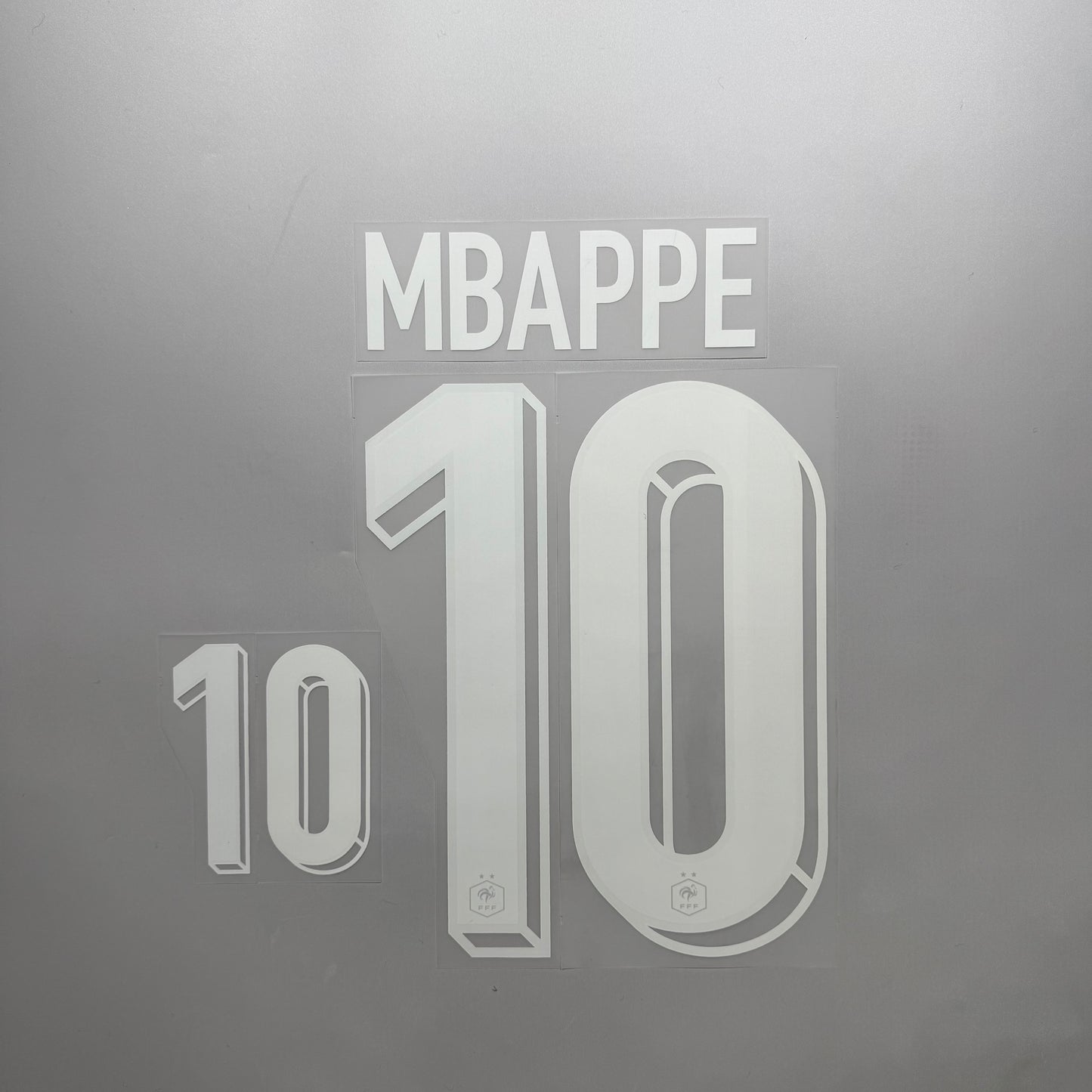 #10 Mbappe 2024 France Home Name & Number set Official