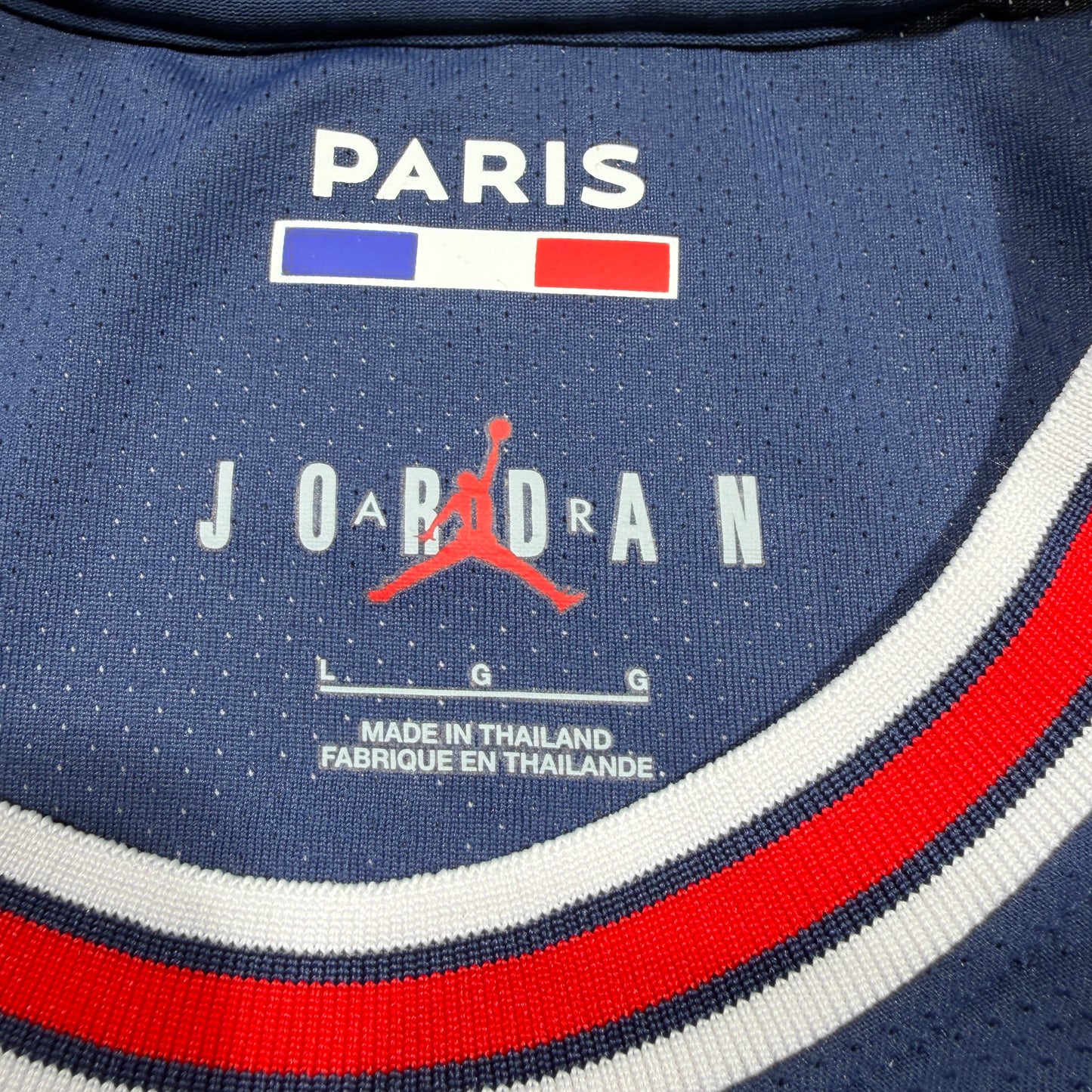 Official #30 Messi 21/22 PSG Home Authentic Shirt Champions League Size L