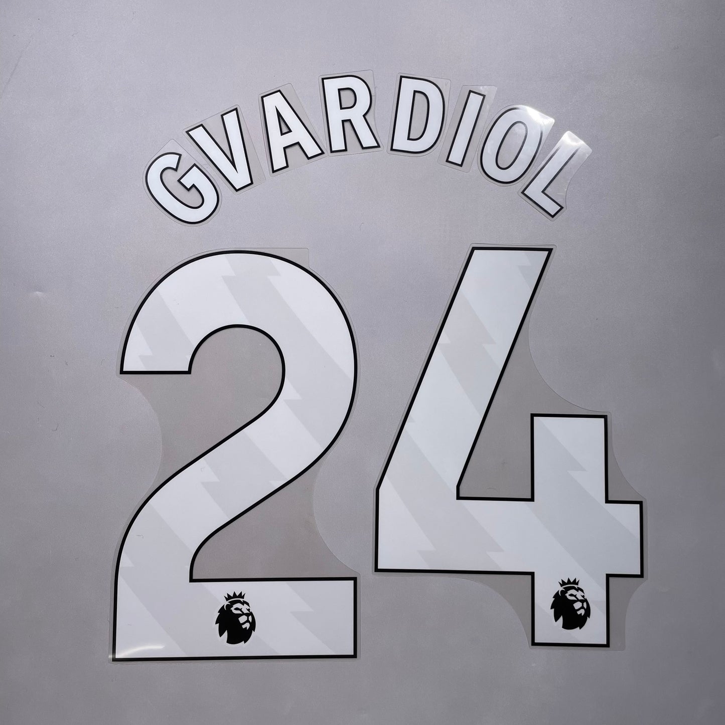 Official 25/26 Manchester City Away English Premier League Name & Number set