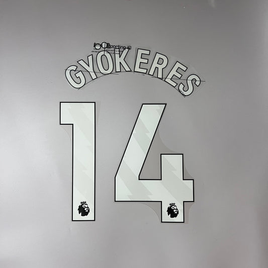 #14 Gyokeres | 25-26 Arsenal Home Name & Number set