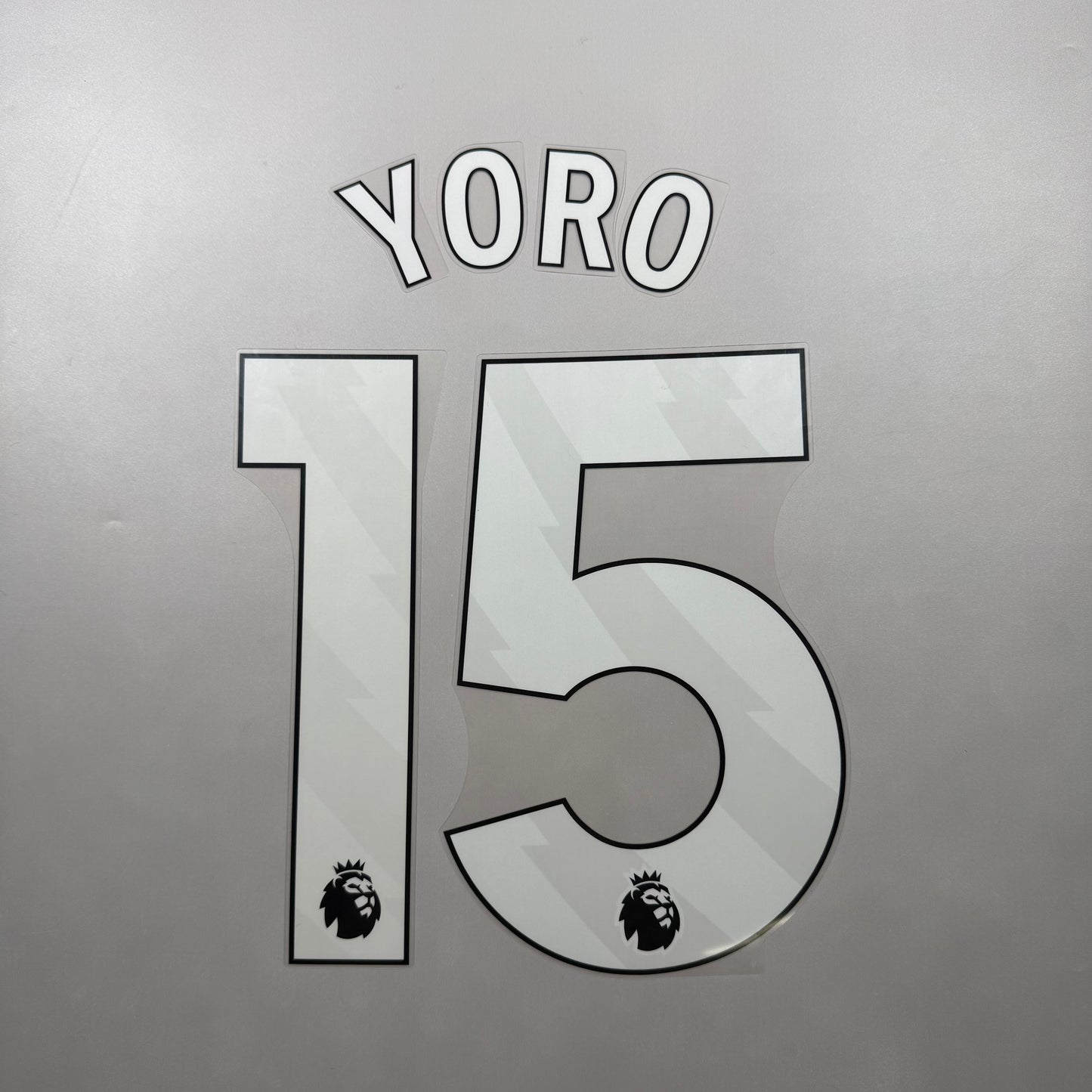 Official 25/26 Manchester United 3rd English Premier League Name and Number set