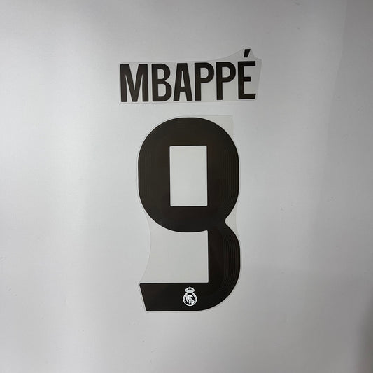 #9 Mbappe | 25-26 Real Madrid HOME Name & Number set