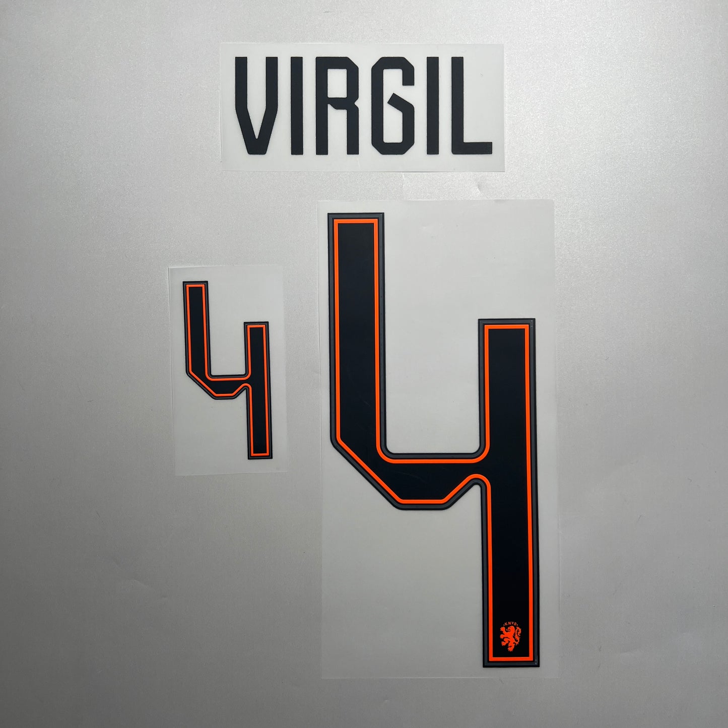 Official #4 Virgil 2026 Holland Home Name & Number set