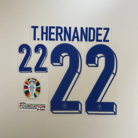 T.HERNADEZ 24-25 France Away EURO2024 Pack