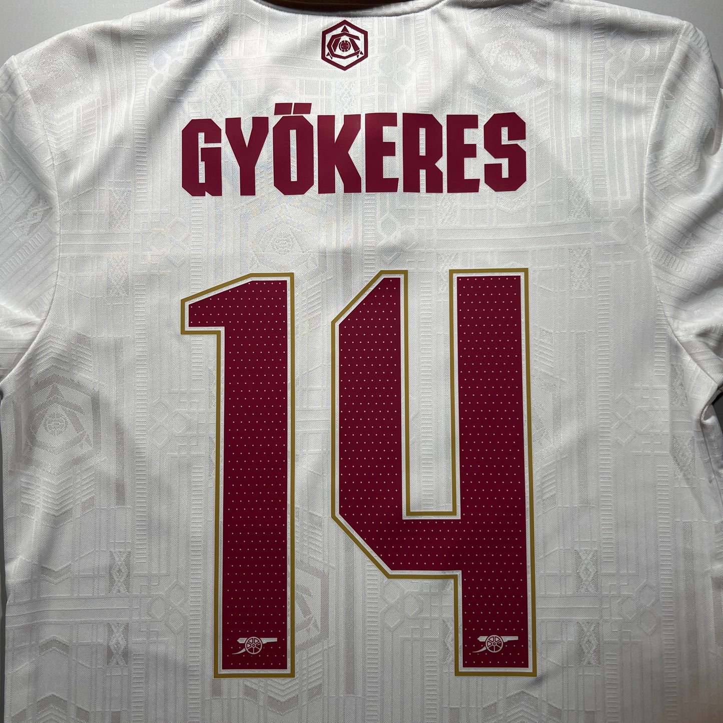 Official #14 Gyokeres 25/26 Arsenal Third Authentic Shirt EU Edition Size S (JP:M) Adidas JI9554