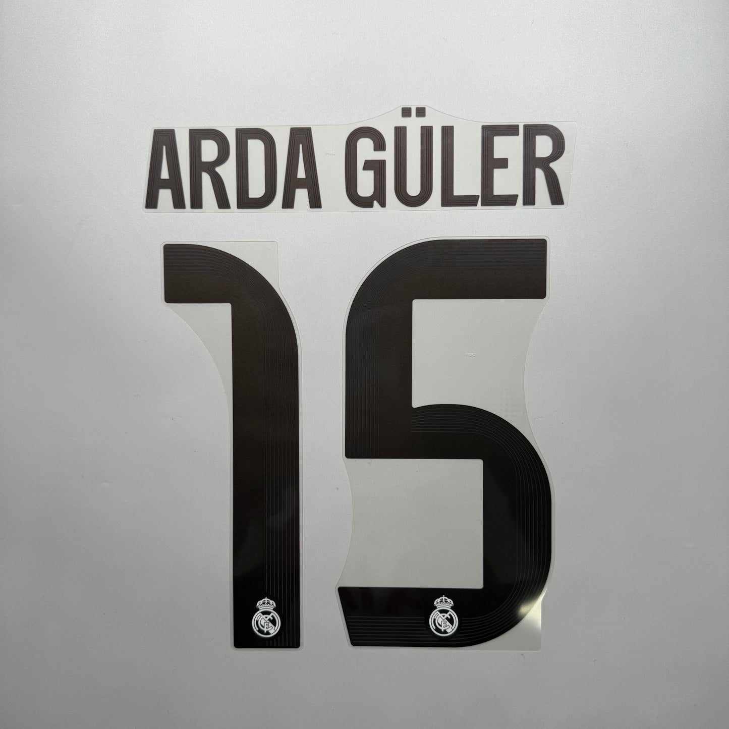 #15 Arda Guler 25/26 Real Madrid Home Name & Number set Official