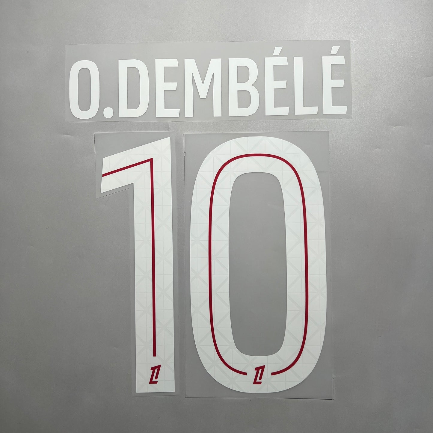 Official #10 O. Dembele 25/26 Paris Saint-Germain Home Ligue 1 Font Full Patch set