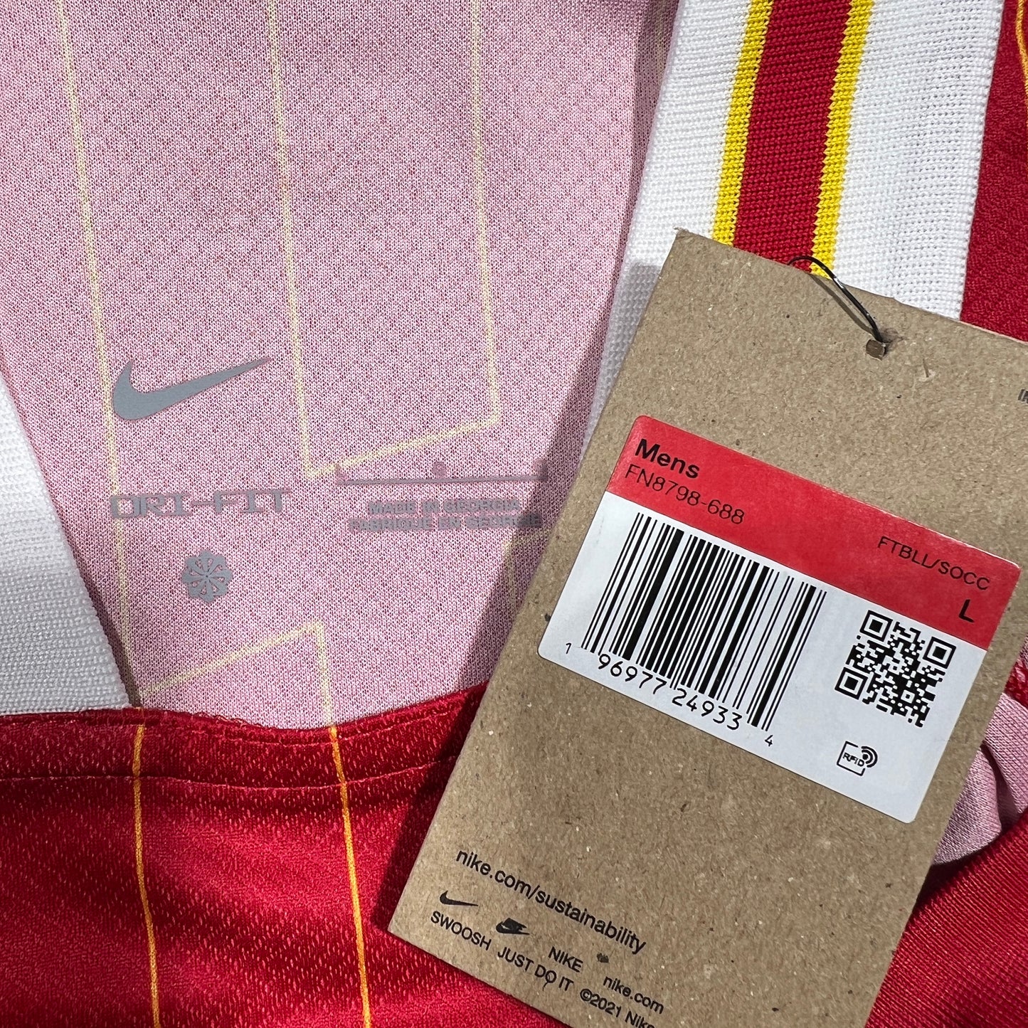 Official #11 M.Salah 24/25 Liverpool Home Stadium Shirt Premier Lague Champion