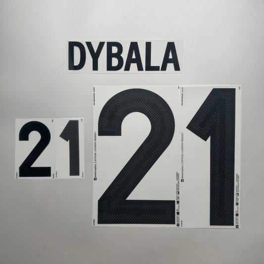 #21 Dybala 2024 Argentina 50th Anniversary Home Name & Number set Official