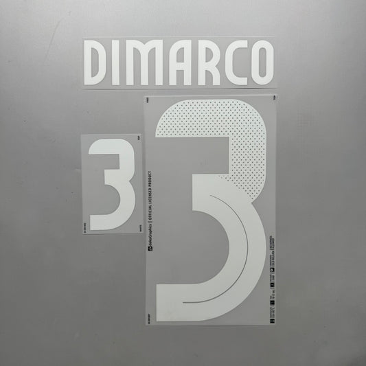 #3 Dimarco 2024 Italy Home Name & Number set Official