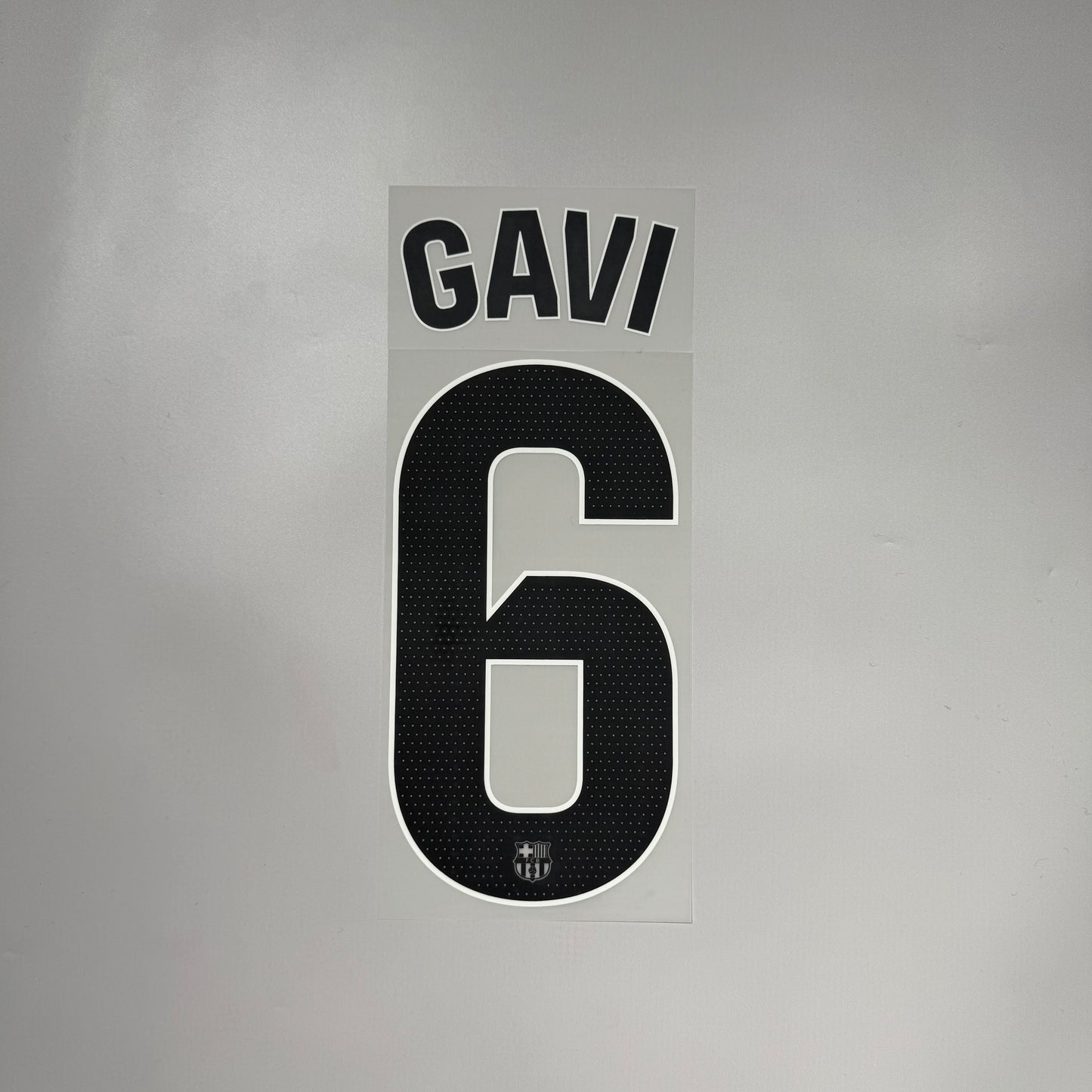 #6 Gavi 25/26 FC Barcelona Away Name & Number set