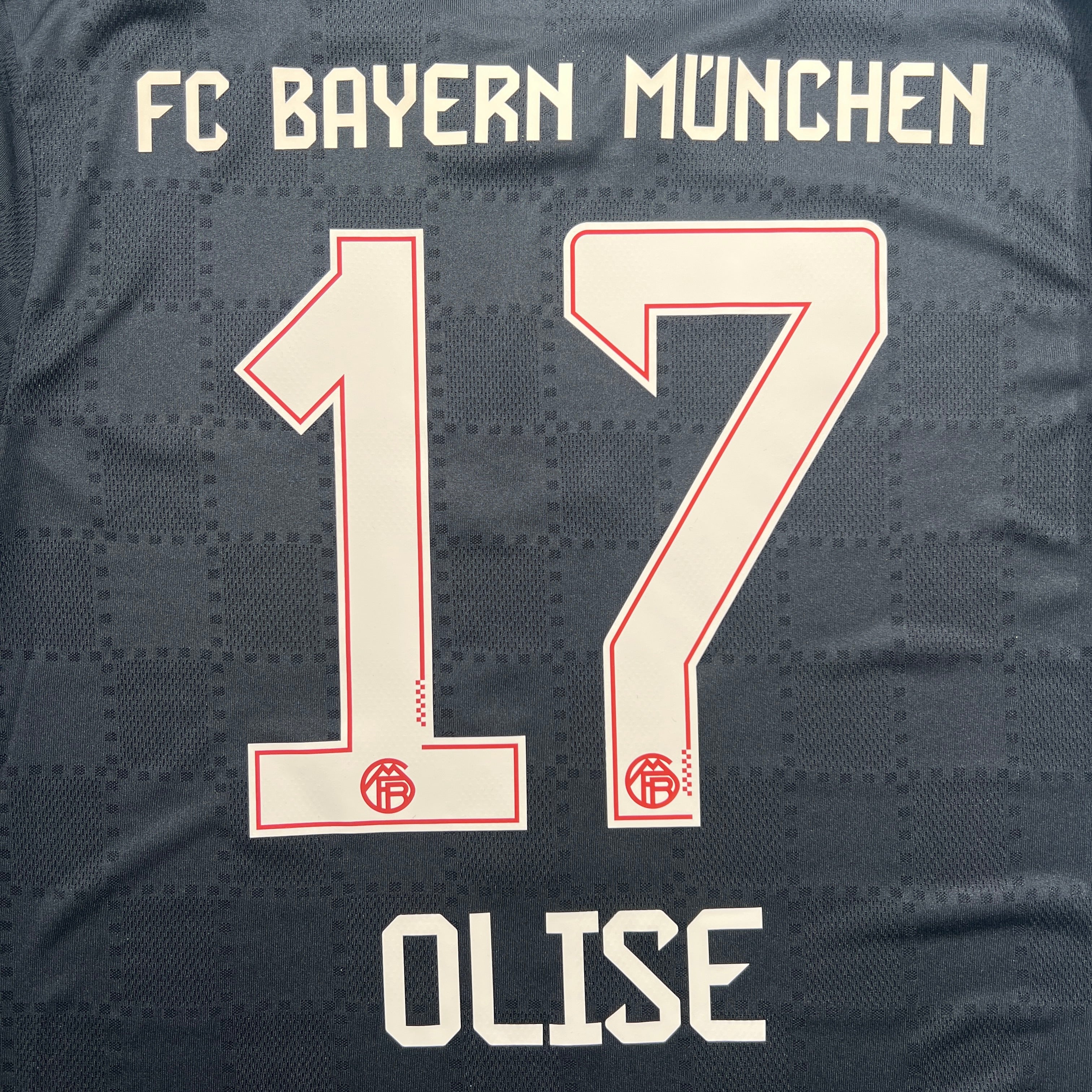 Official #17 Olise 25/26 FC Bayern Munich Third Authentic Shirt