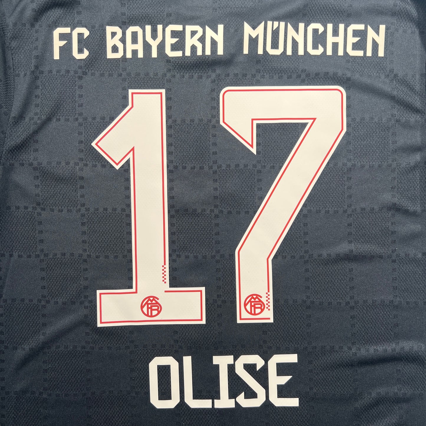 Official #17 Olise 25/26 Bayern Municn 3rd Authentic Shirt