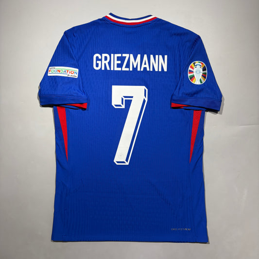 Official #7 Griezmanm 2024 France Home Authentic Shirt Size M