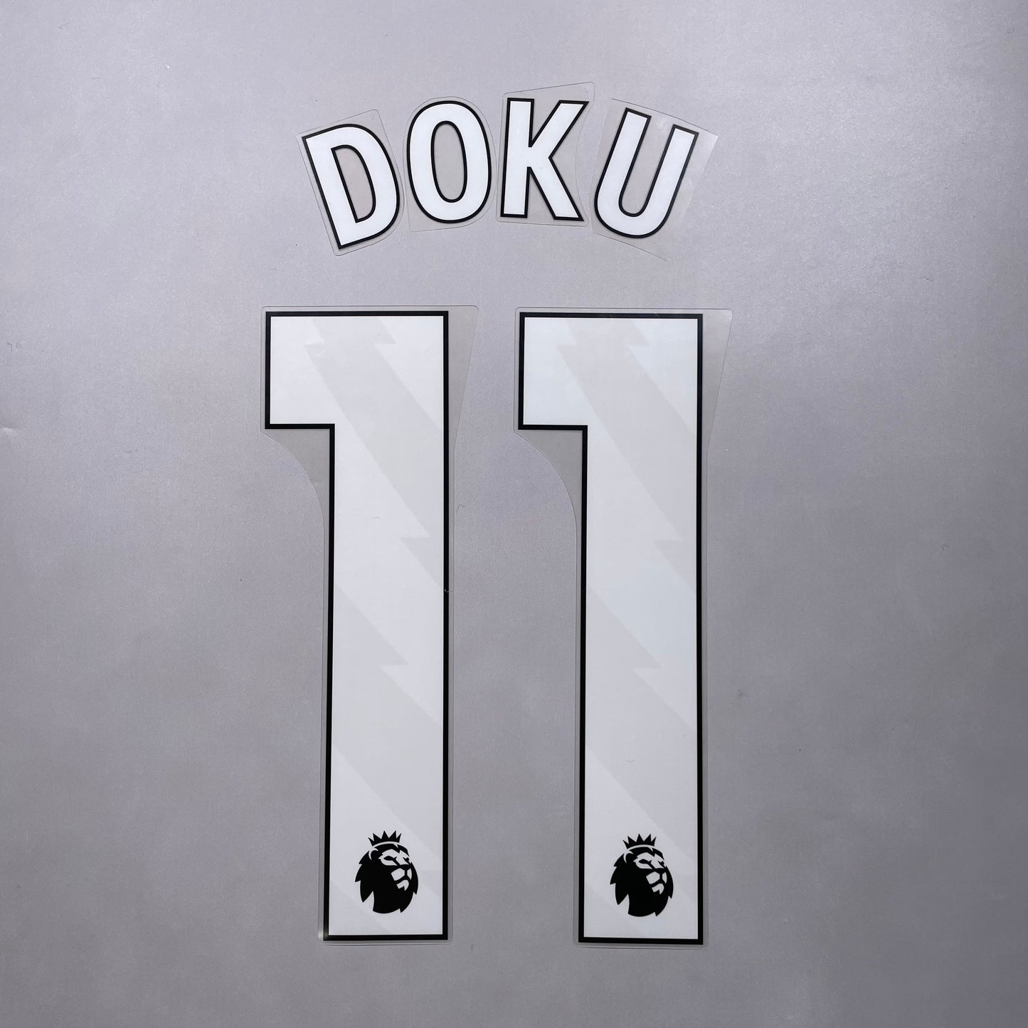 Official 25/26 Manchester City Away English Premier League Name & Number set