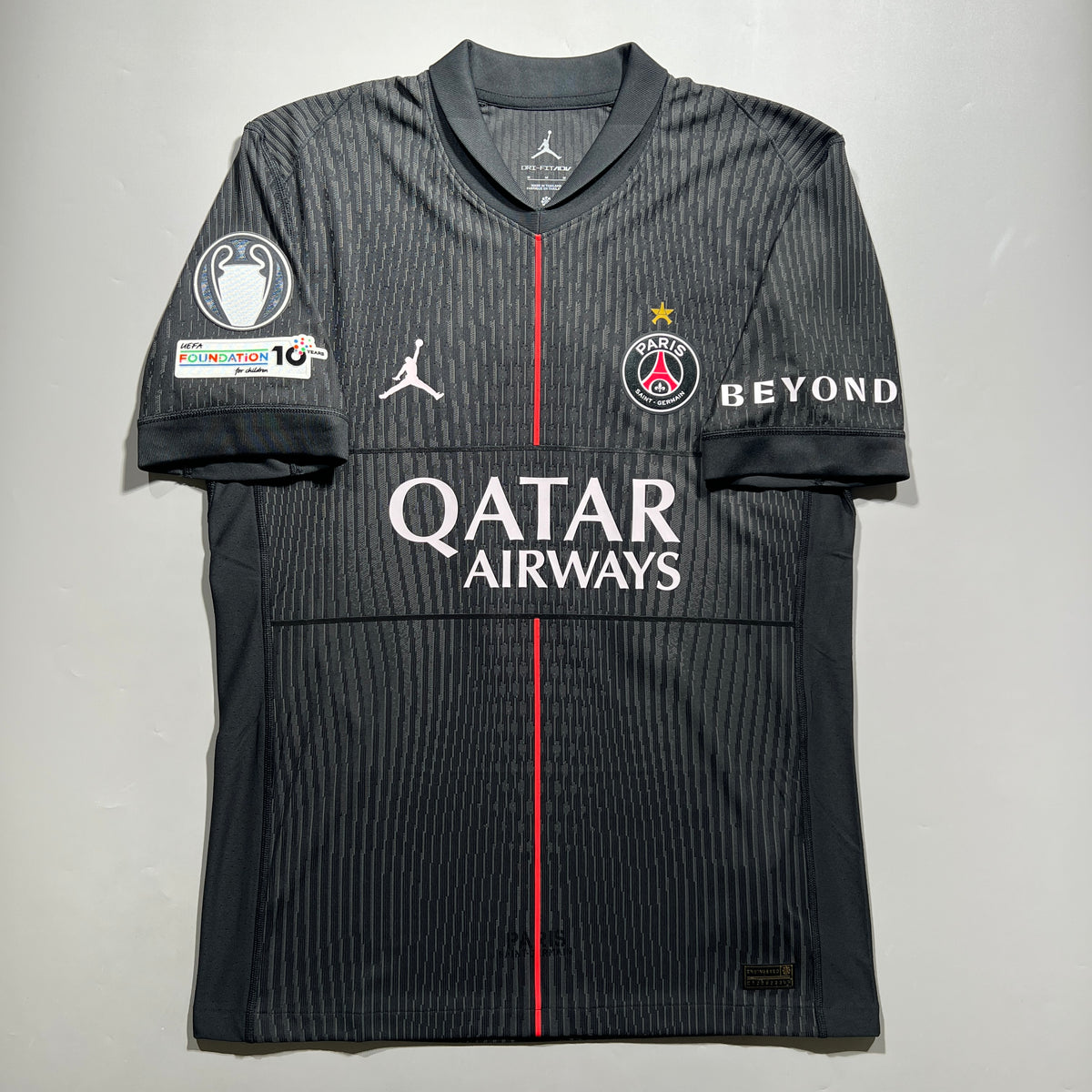 Official #87 João Neves 25/26 Paris Saint-Germain Forth Authentic Shirt UCL Nike HQ4208-045