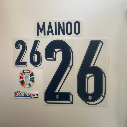 #26 MAINOO | 24-25 England Home EURO 2024 Pack