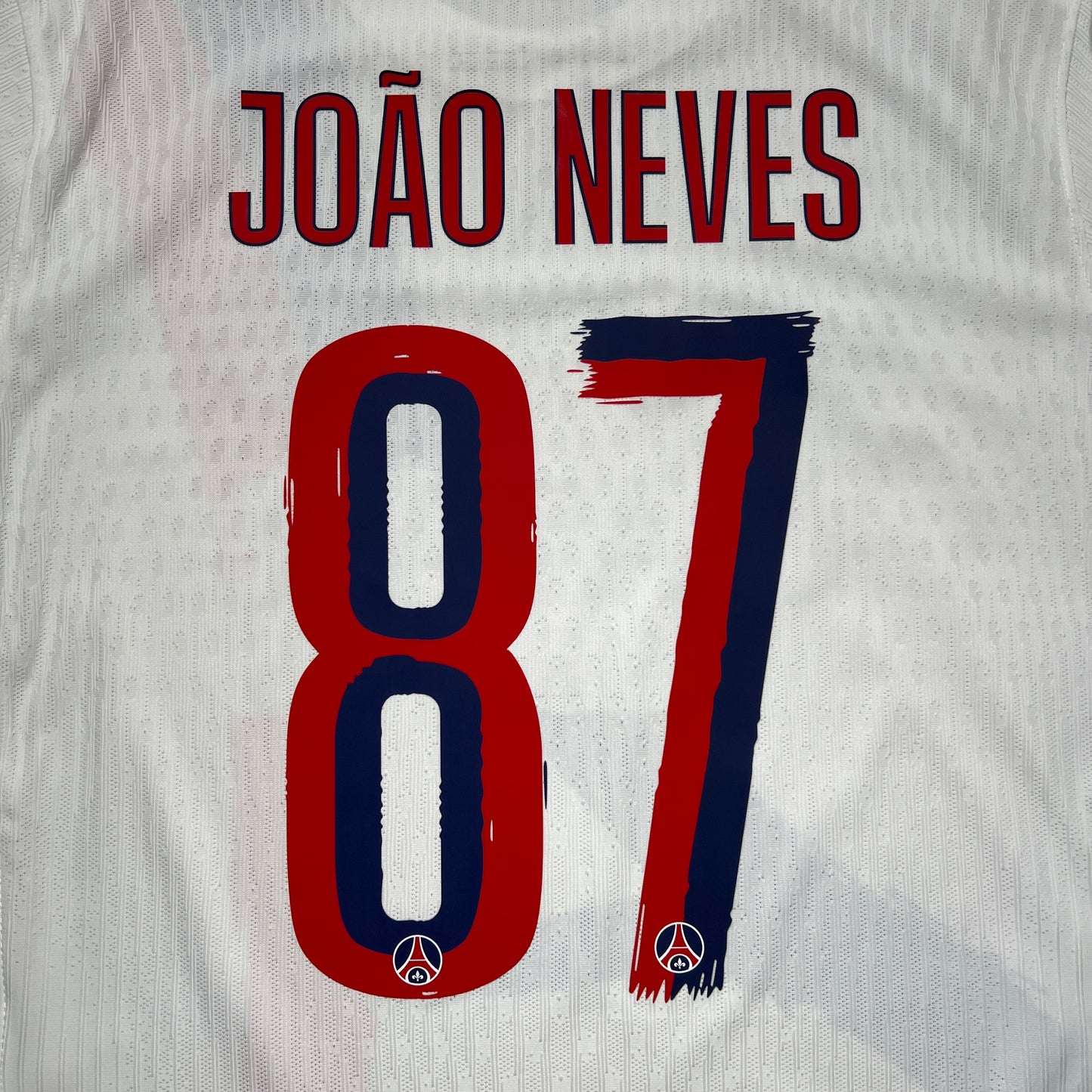Official #87 Joao Neves 24/25 Paris Saint-Germant (PSG) Away Authentic Shirt CWC Size M