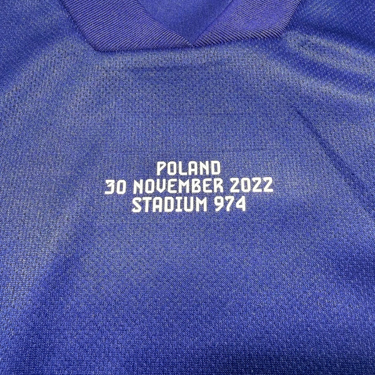 Official #9 J. Alvarez 2022 Argentina Away Stadium Shirt Qatar World Cup Argentina vs Poland Size M=JP:XL