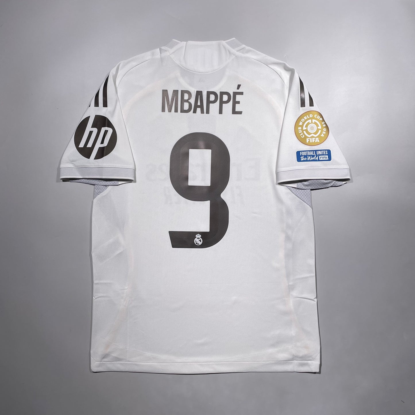 Official #9 Mbappe 25/26 Real Madrid Home Authentic Shirt FIFA Club World Cup 25 USA Official Player Patch