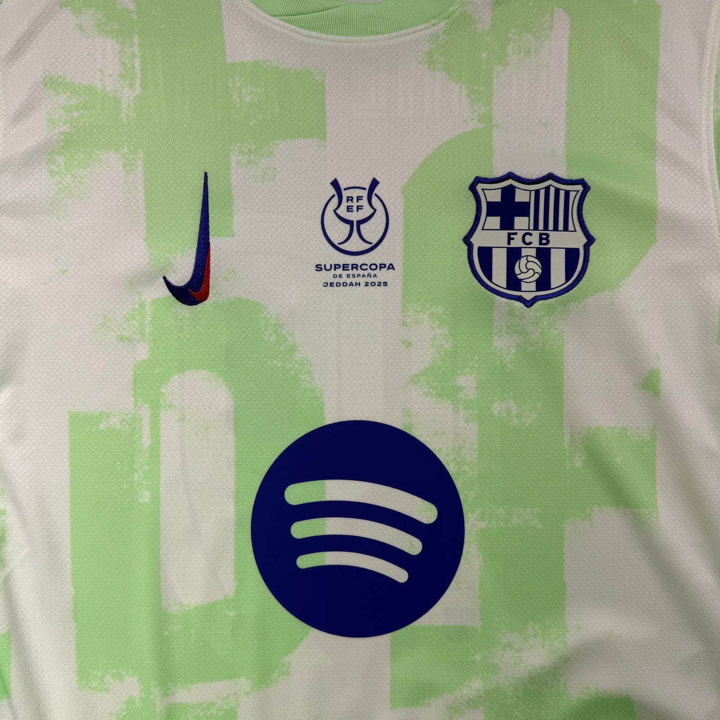 Official #19 Lamine Yamal 24/25 FC Barcelona 3rd Stadium Shirt Supercopa Size M